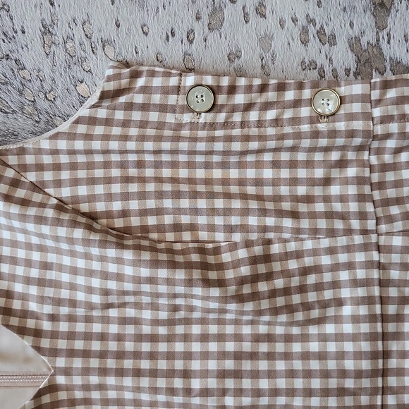 J. McLaughlin Paulson Gingham Check  Sleeveless Sheath Dress Sz10 - Picture 5 of 9